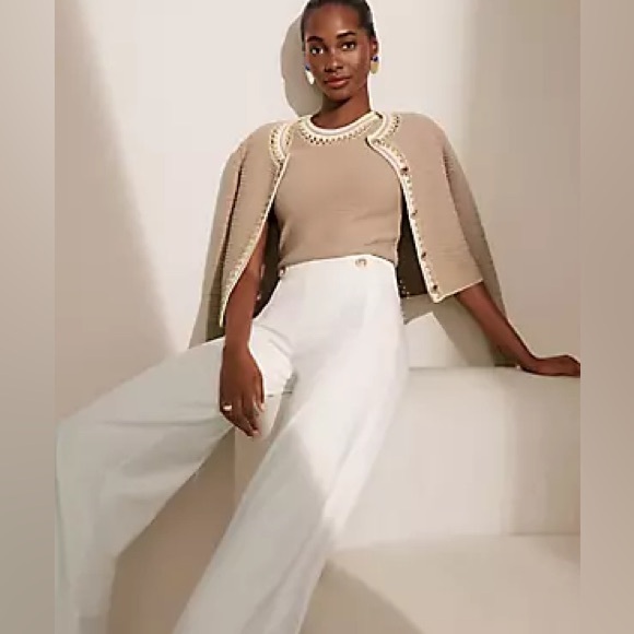 ANN TAYLOR crochet cardigan size L - Picture 8 of 12